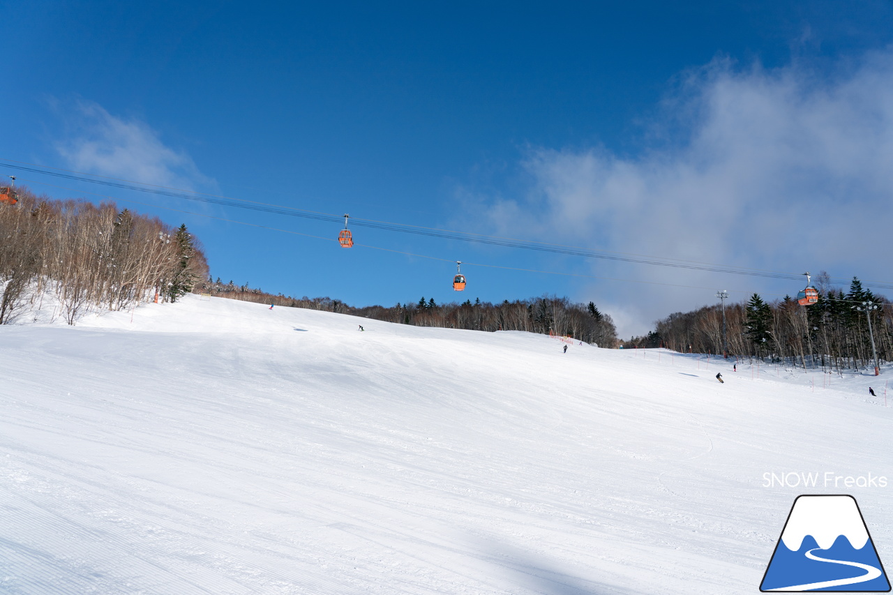 札幌国際スキー場｜北海道最高峰・旭岳も見えた！これ以上はなかなか無い、澄み渡る青空に恵まれた１月最後の日曜日。